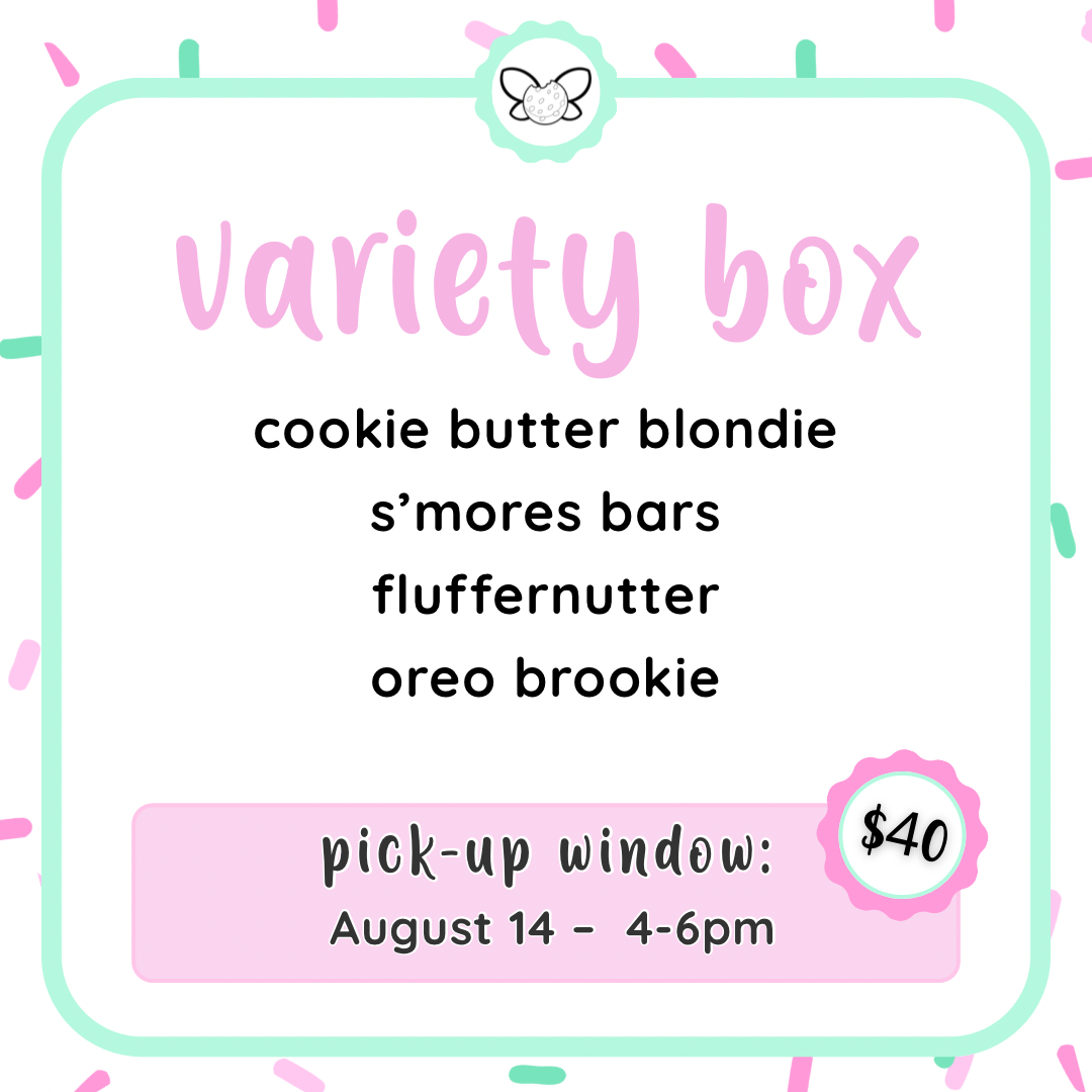 August 14: 4-6pm - August Variety Box