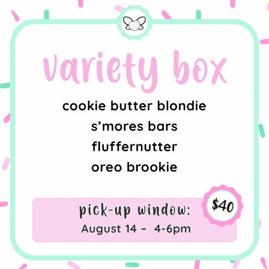 August 14: 4-6pm - August Variety Box