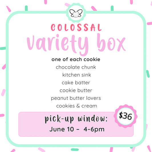 June 10th: 4-6pm - June Colossal Cookies
