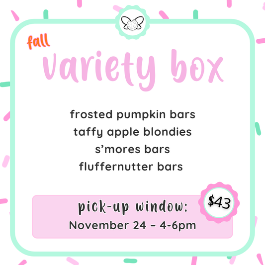 November 24: 4-6pm - Thanksgiving All Bar Variety Box