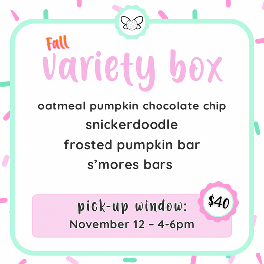 November 12: 4-6pm - Fall Variety Box