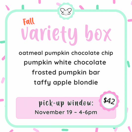 November 19: 4-6pm - Fall Variety Box