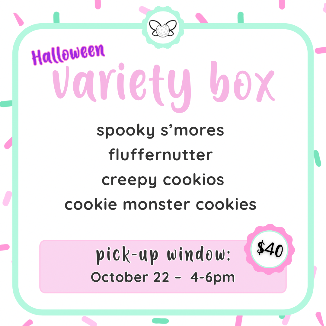 October 22: 4-6pm - Halloween Variety Box
