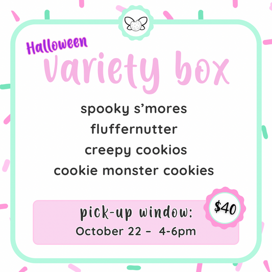 October 22: 4-6pm - Halloween Variety Box