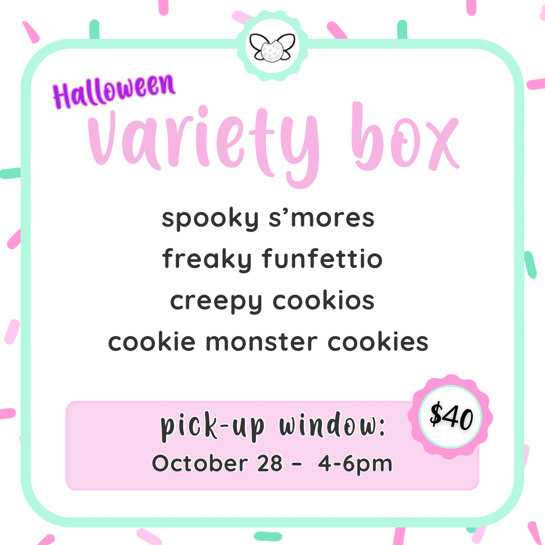 October 28: 4-6pm - Halloween Variety Box