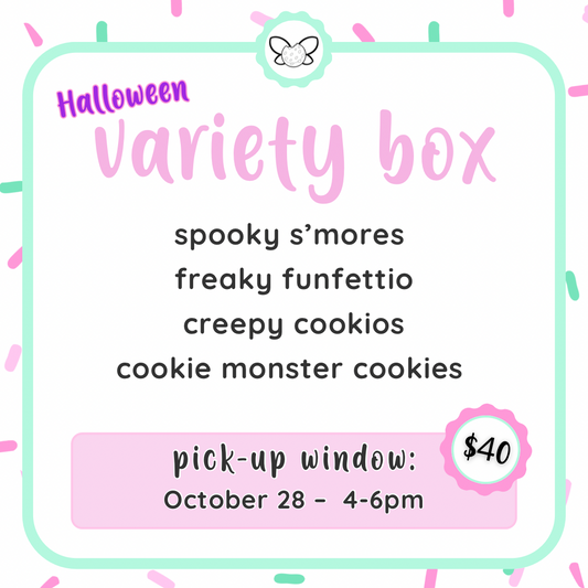 October 28: 4-6pm - Halloween Variety Box