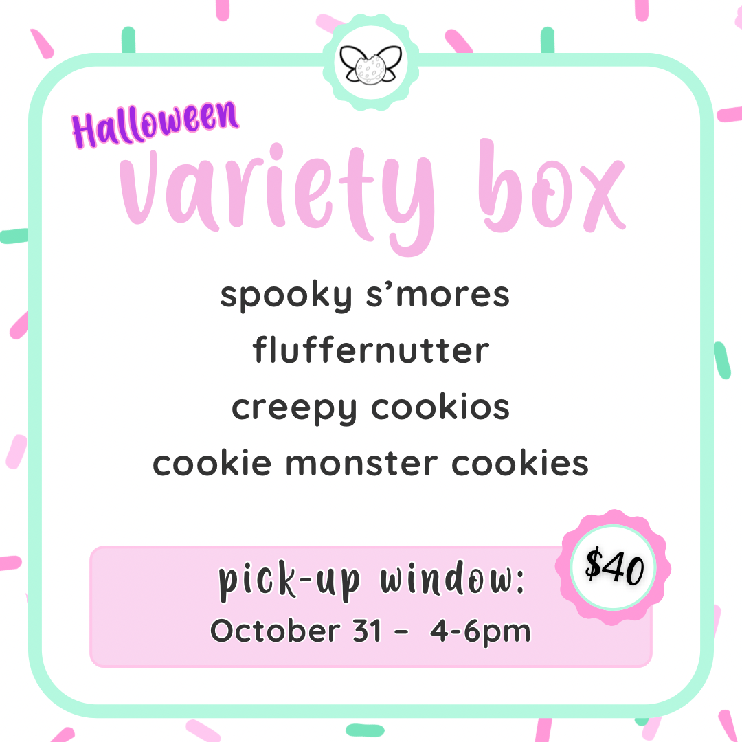 October 31: 4-6pm - Halloween Variety Box